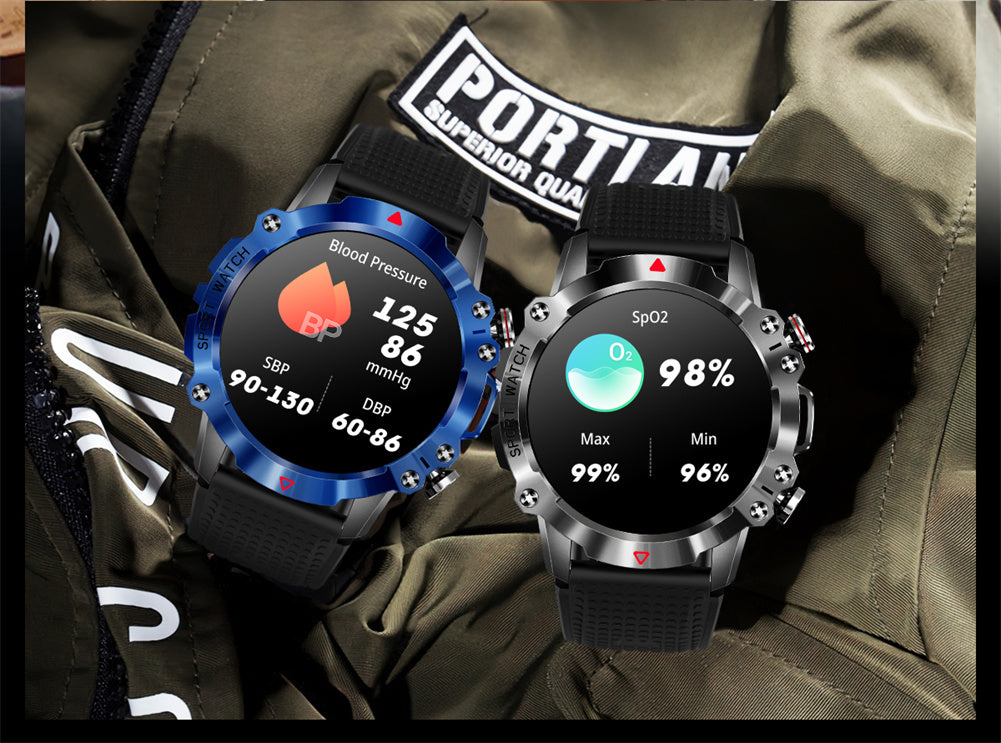 KR10 Smart Watch Fitness Tracker IP67 Waterproof Smart Watches 1.39” Full Screen Touch Compatible For Android IOS Phones