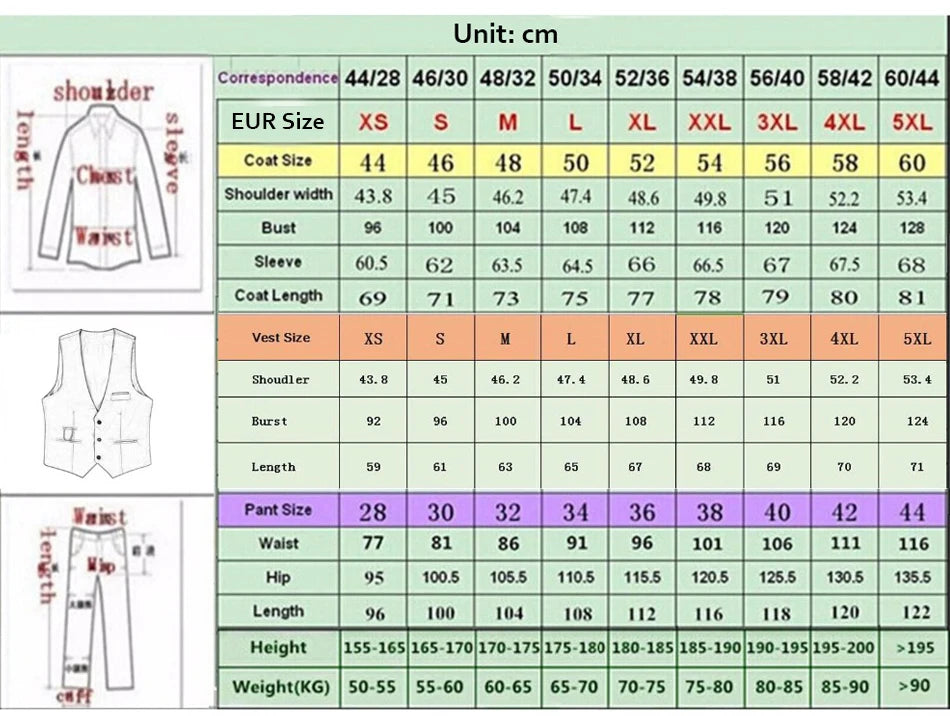 Floral Wedding Suits for Men 2024 Double Breasted Jacket with Vest Pants 3 Pieces Peak Lapel Groom Tuxedo Male Fashion Suit