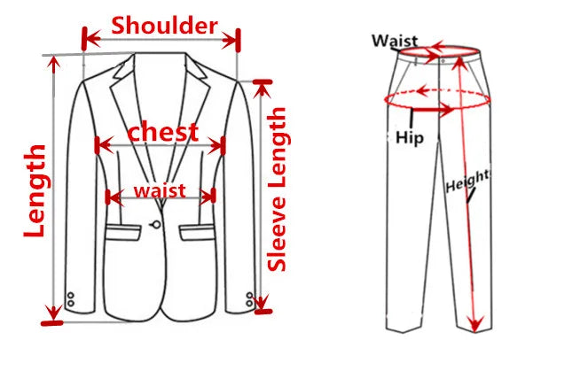 Blazers Pants Set 2 Pieces Set, 2024 Men's Business Casual Men Plaid Suit Jacket and Trousers, Asian Size M-5XL