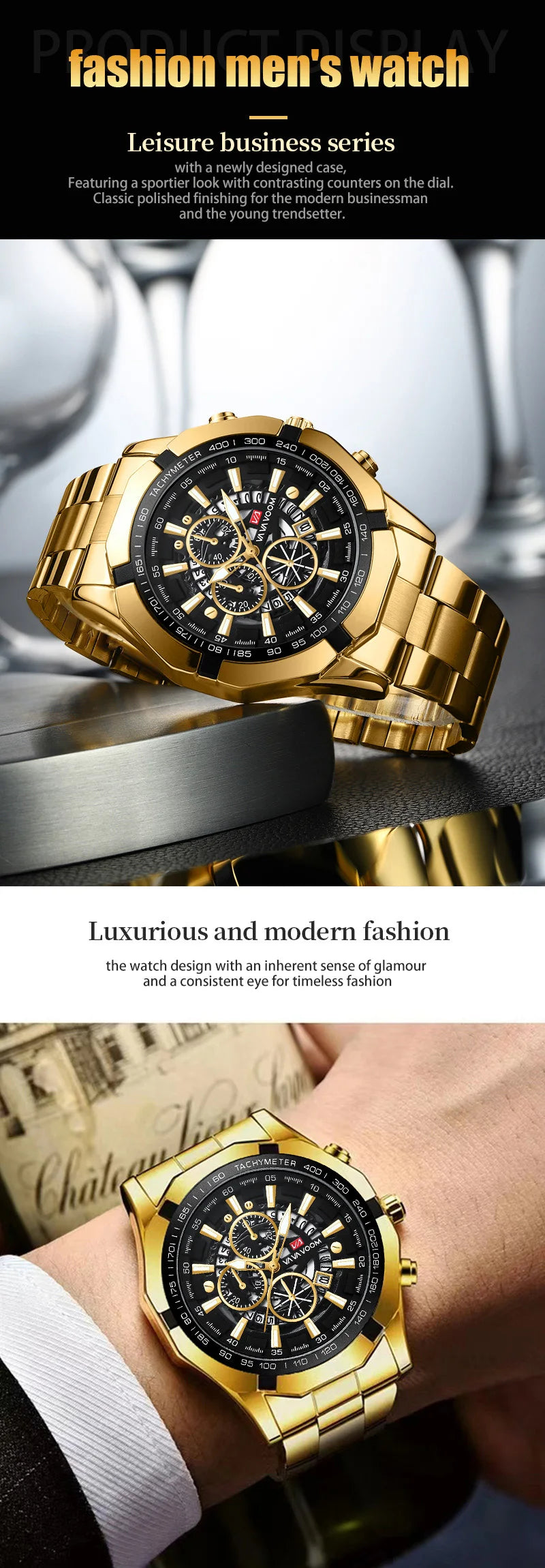 Luminous Military Watch For Men Sport Fashion Waterproof Stainless Steel Quartz Wristwatches Luxury Brand Date Mens Watches 2023