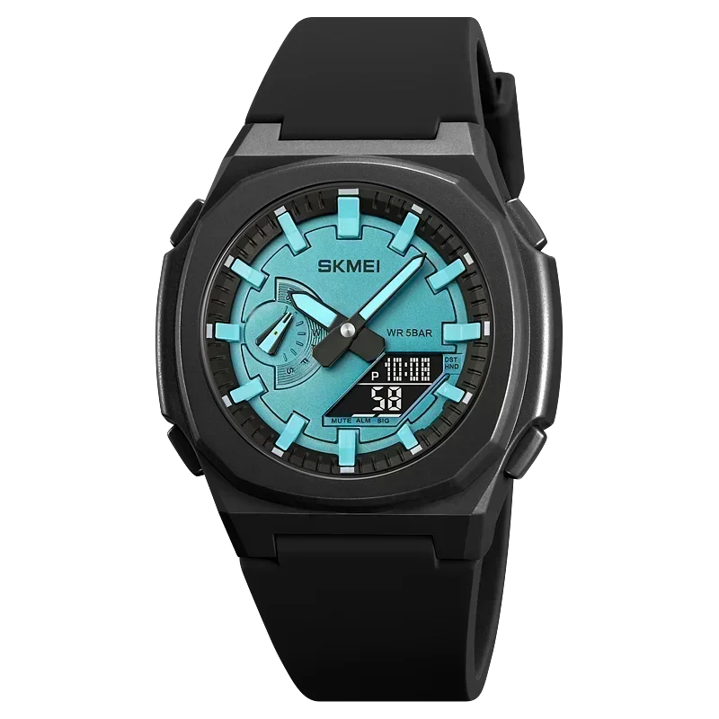 SKMEI 2091 5 Alarms Date Clock reloj hombre with Japan Digital Movement Sport Watches Waterproof Men Countdown Chrono Wriswatch