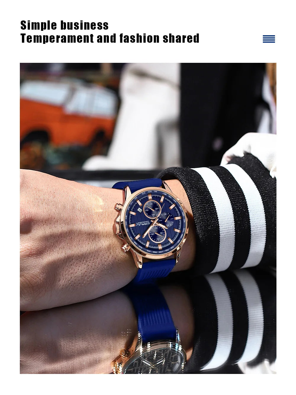 CRRJU Men Watch Silicone Strap Top Brand Luxury Sports Quartz Waterproof Luminous Auto Date Wristwatch Relogio Masculino
