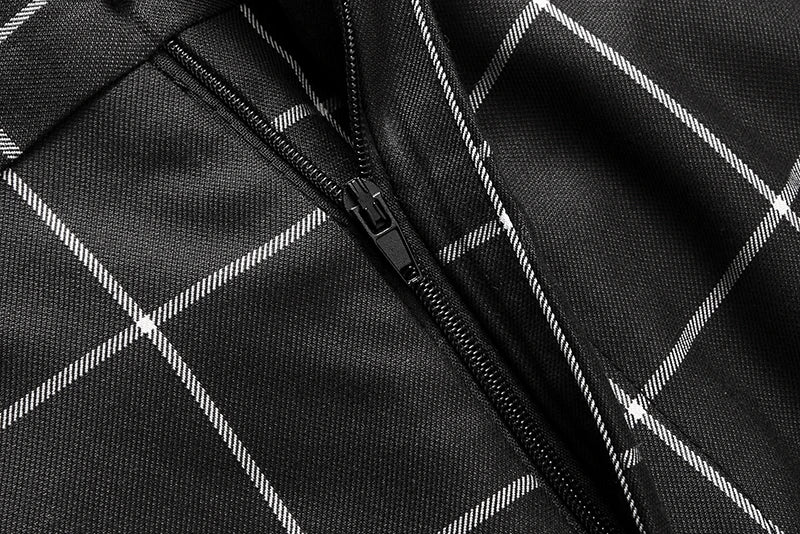(Jacket +Pant+Vest) Luxury Men Groom Wedding Suits High Quality Business Social Prom Party Double Breasted Plaid Dress 3 Piece