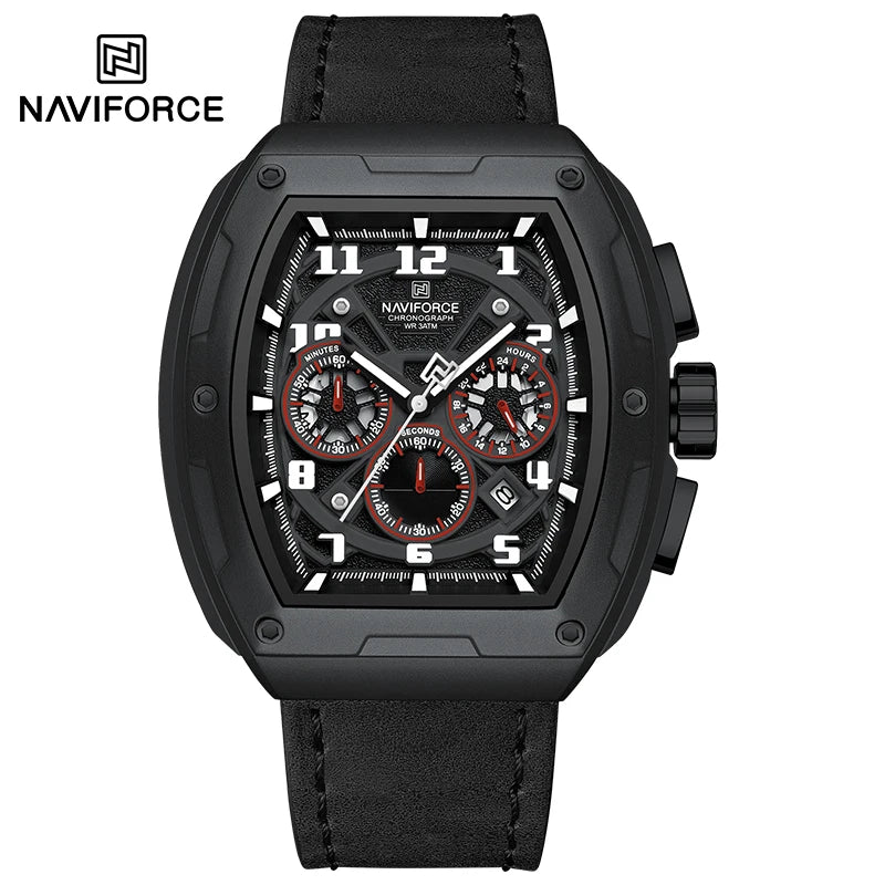 New NAVIFORCE Trend Brand Sport Quartz Chronograph Watches Men Fashion Water Resistant Casual Wristwatch Clock Relogio Masculino