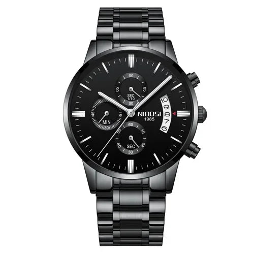 NIBOSI Mens Watches Luxury Top Brand Relogio Masculino Famous Men's Fashion Casual Dress Watch Military Quartz Wristwatches Saat