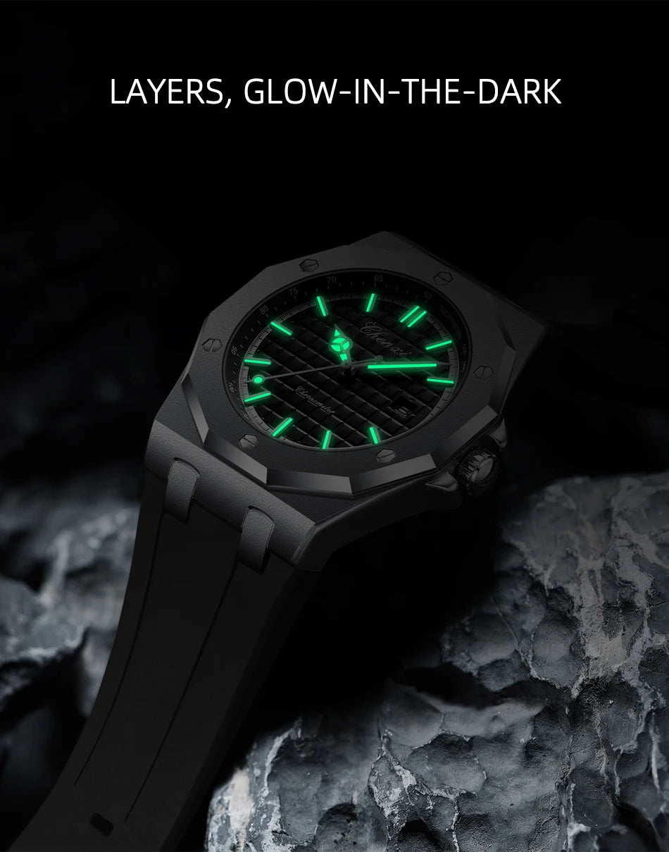 CHENXI Mens Luxury Casual Watch Top Brand Fashion Dial Stainless Steel Calendar Luminous Waterproof Men Watch Male Clock