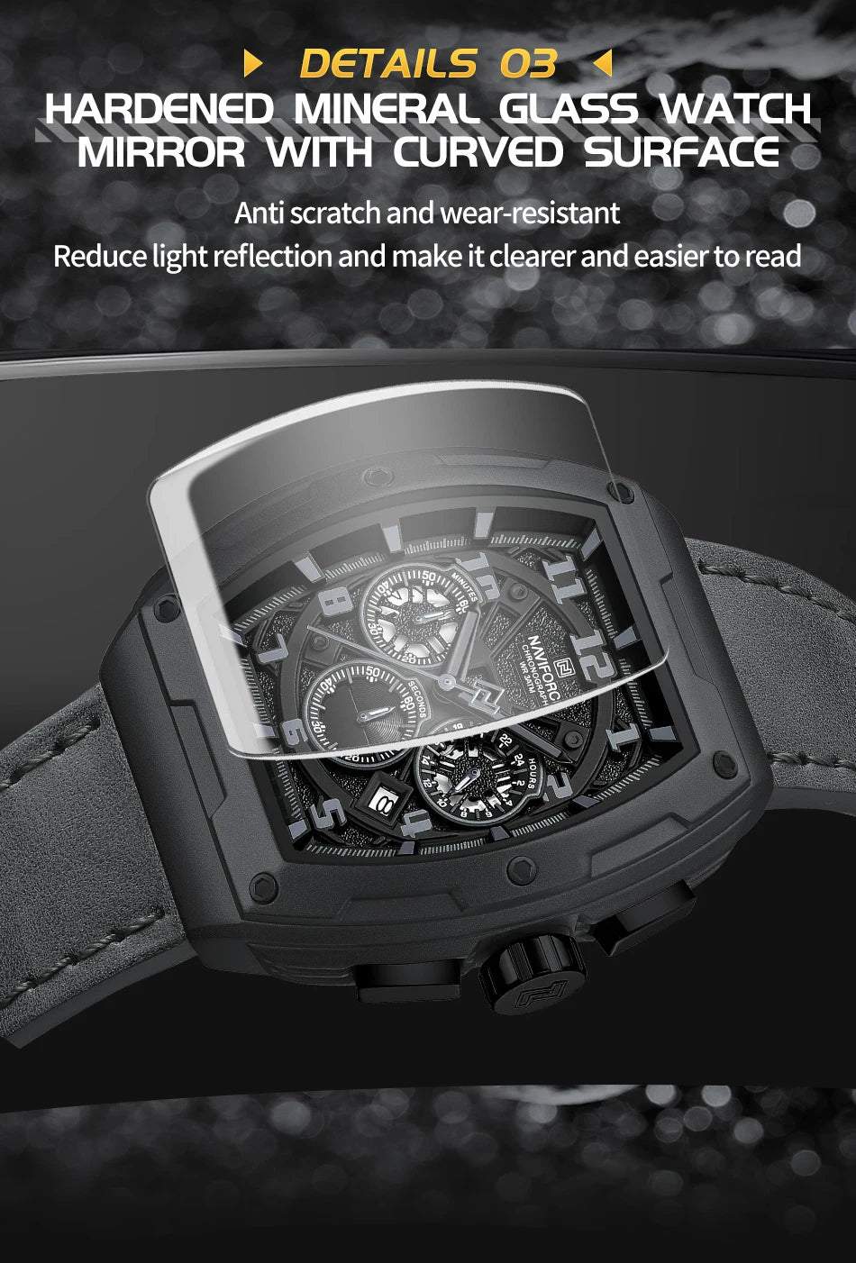 New NAVIFORCE Trend Brand Sport Quartz Chronograph Watches Men Fashion Water Resistant Casual Wristwatch Clock Relogio Masculino
