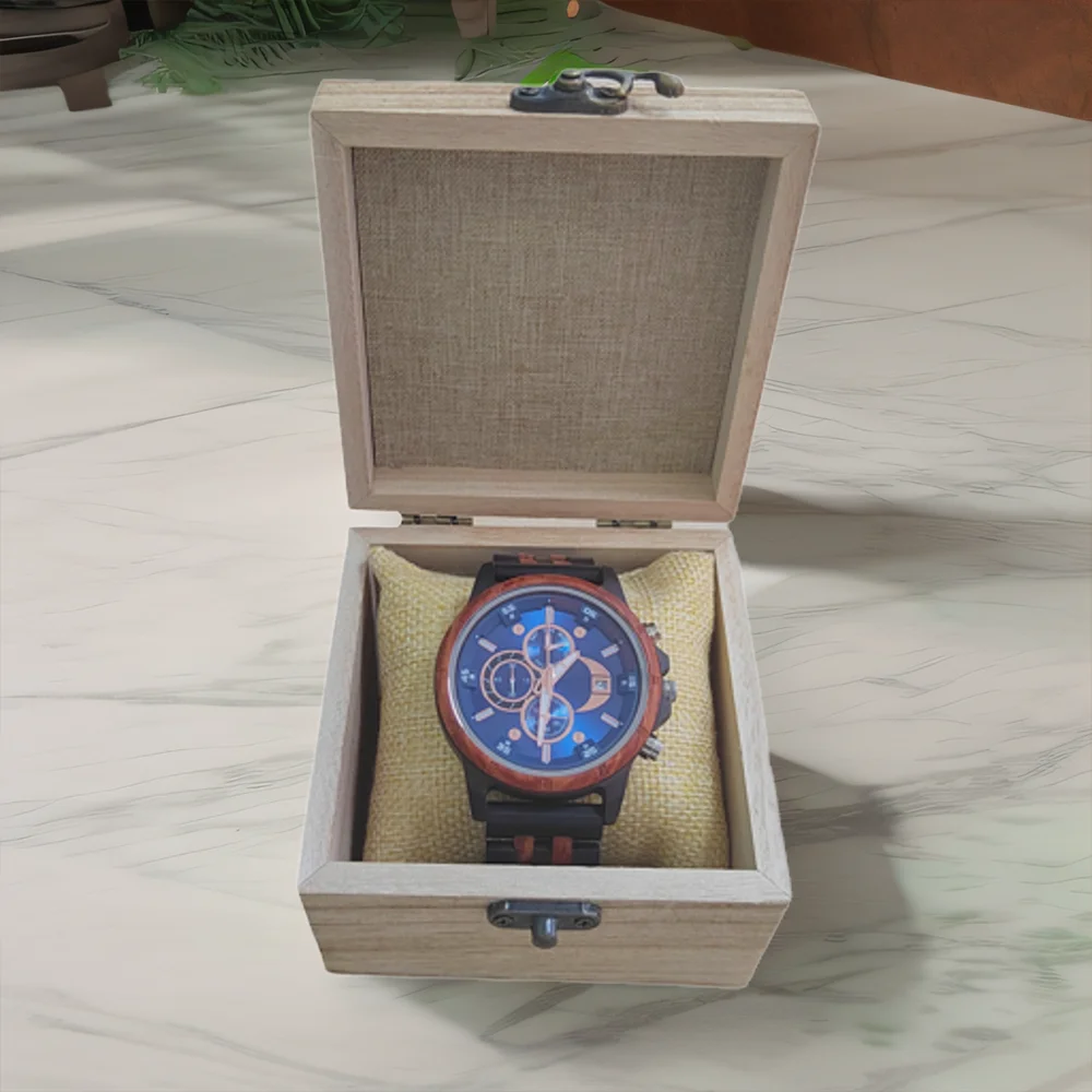 Wooden Watches for Men Fashion Anniversary Wedding Day Gift For Husband Personalized Engraved Custom Wood Watch Dropshipping