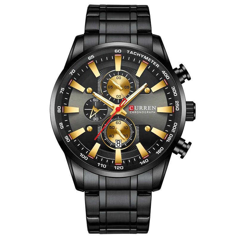 New Watches for Men Top Luxury Brand CURREN Quartz Men’s Watch Sport Waterproof Wrist Watches Chronograph Date Relogio Masculino