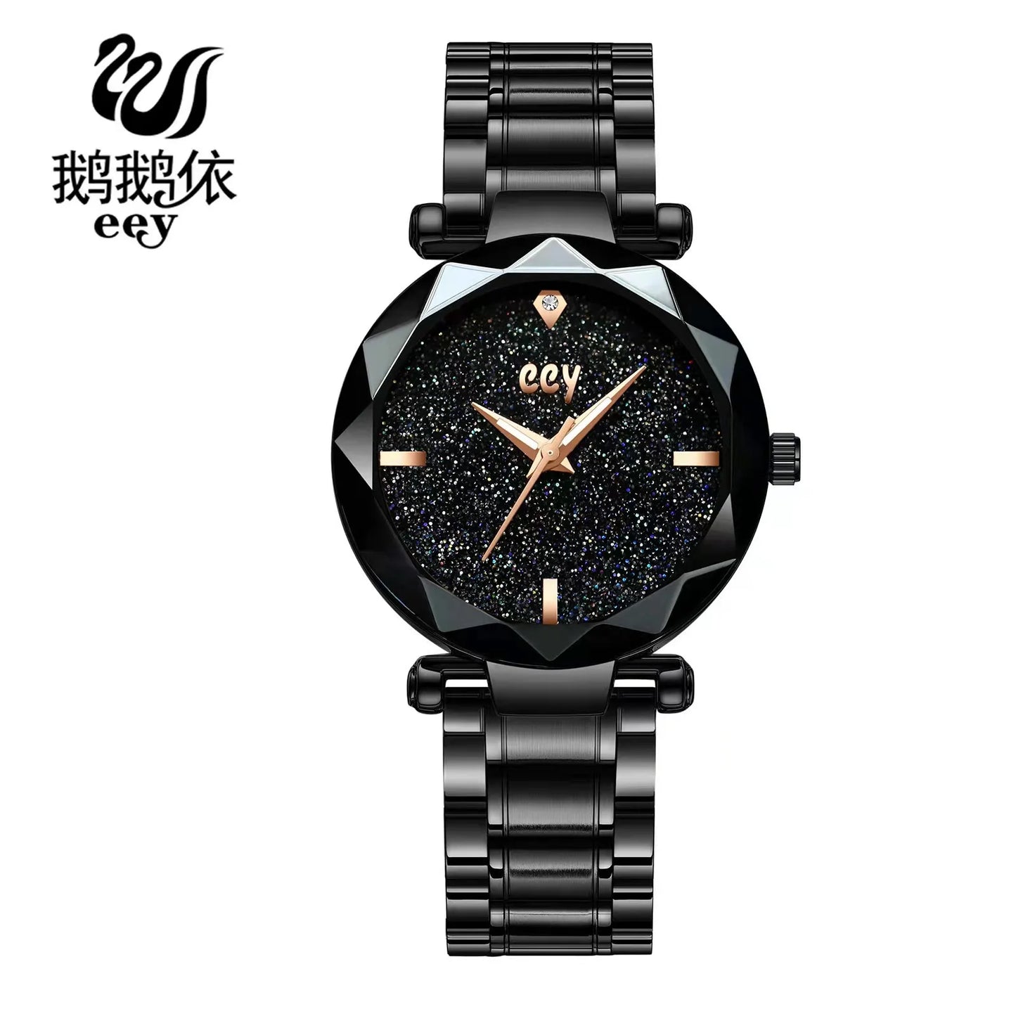 WOKAI Fashion Business Multi-functional steel band Quartz Men's luxury Tungsten steel Watch Boys Girls Student Retro clock