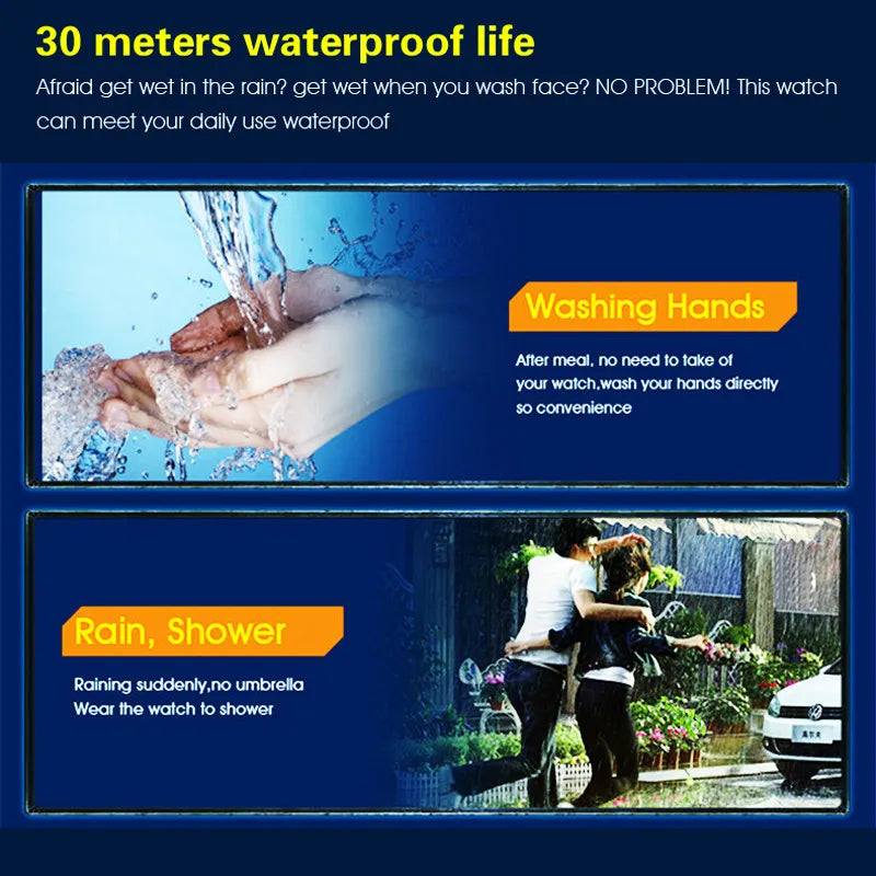 YIKAZE Men's Digital Watches Waterproof Outdoor Men Sports Watch Fitness Electronic Watch Military Sports Clock Kids Gifts