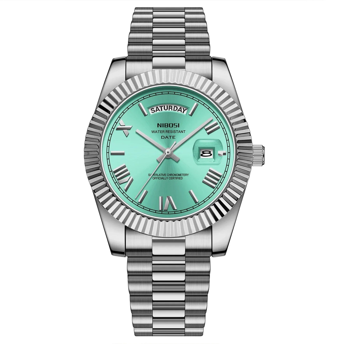 NIBOSI Luxury Men Quartz Watch Waterproof Date Luminous Wristwatch Sports Stainless Steel Men's Watches Male Clock Reloj Hombre