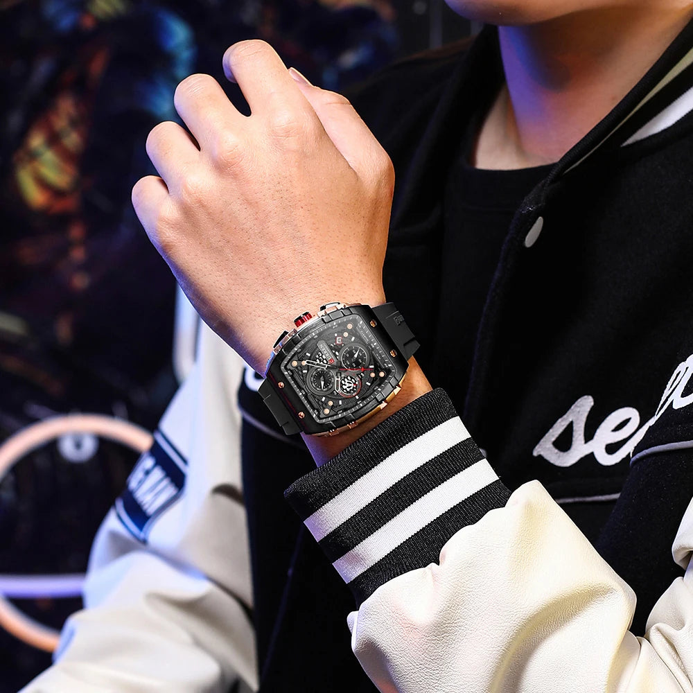 Curren 8442 Men Watch Date Business Stainless Steel Quartz Casual Luxury Fashion 6-Hand Relogio Masculino