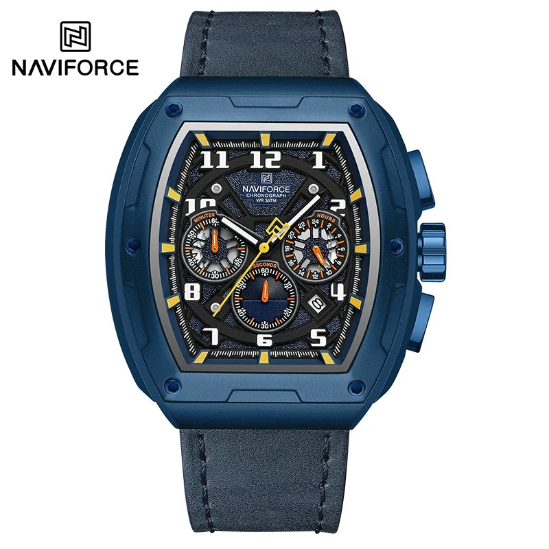 New NAVIFORCE Trend Brand Sport Quartz Chronograph Watches Men Fashion Water Resistant Casual Wristwatch Clock Relogio Masculino