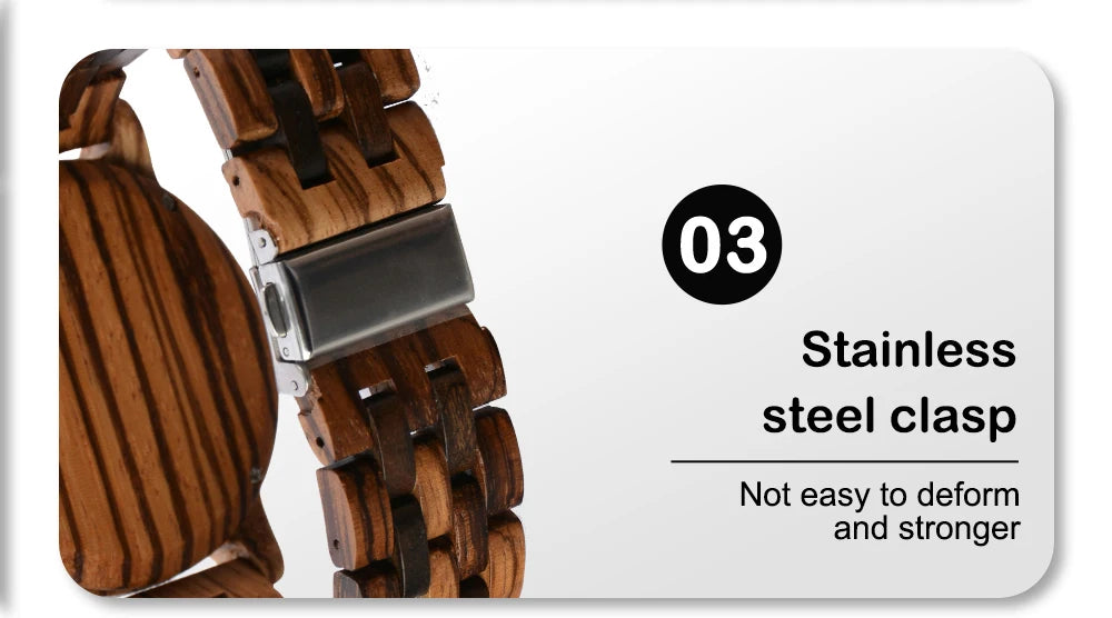 Men's Wooden Wrist Watches for Men Chronograph Fashion Wristwatches Business Blue Wood Mens Watches Clock reloj madera hombre