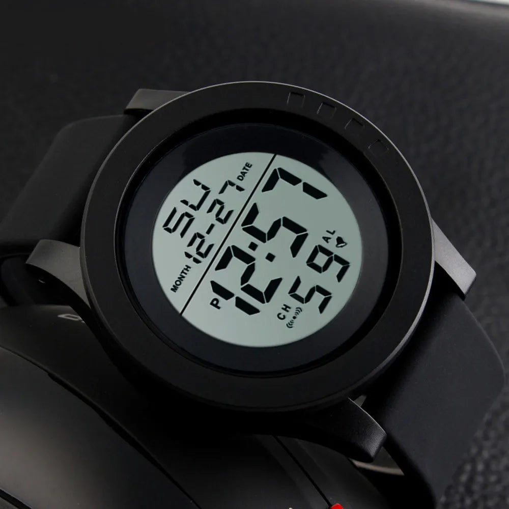 YIKAZE Men's Digital Watches Waterproof Outdoor Men Sports Watch Fitness Electronic Watch Military Sports Clock Kids Gifts