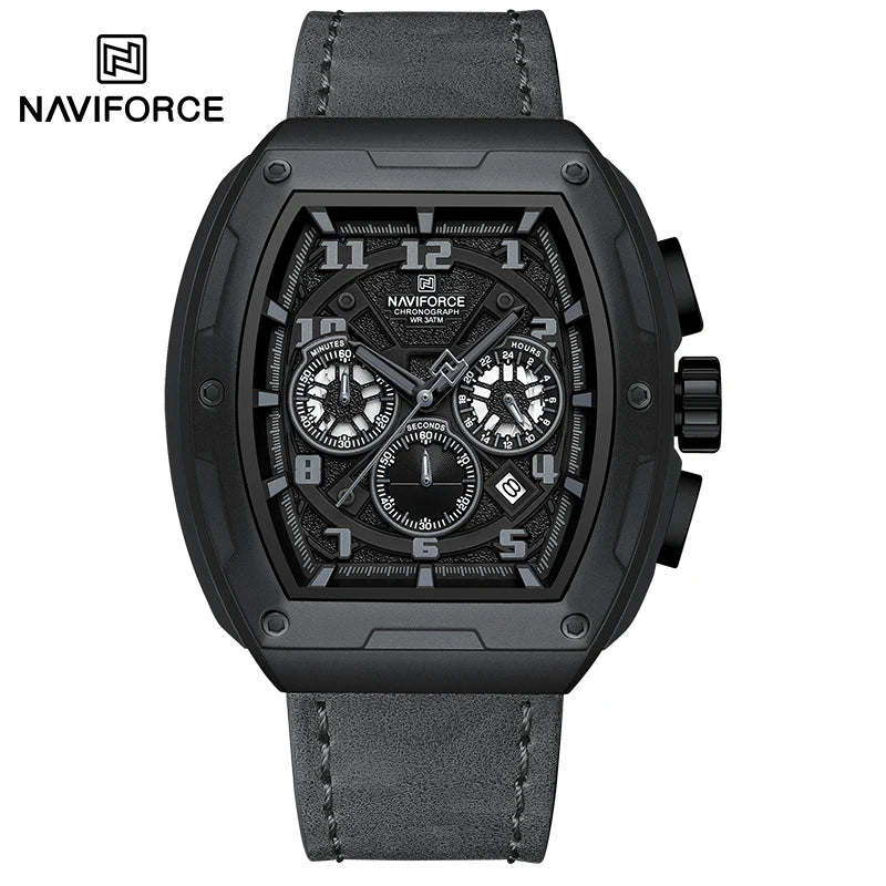 New NAVIFORCE Trend Brand Sport Quartz Chronograph Watches Men Fashion Water Resistant Casual Wristwatch Clock Relogio Masculino
