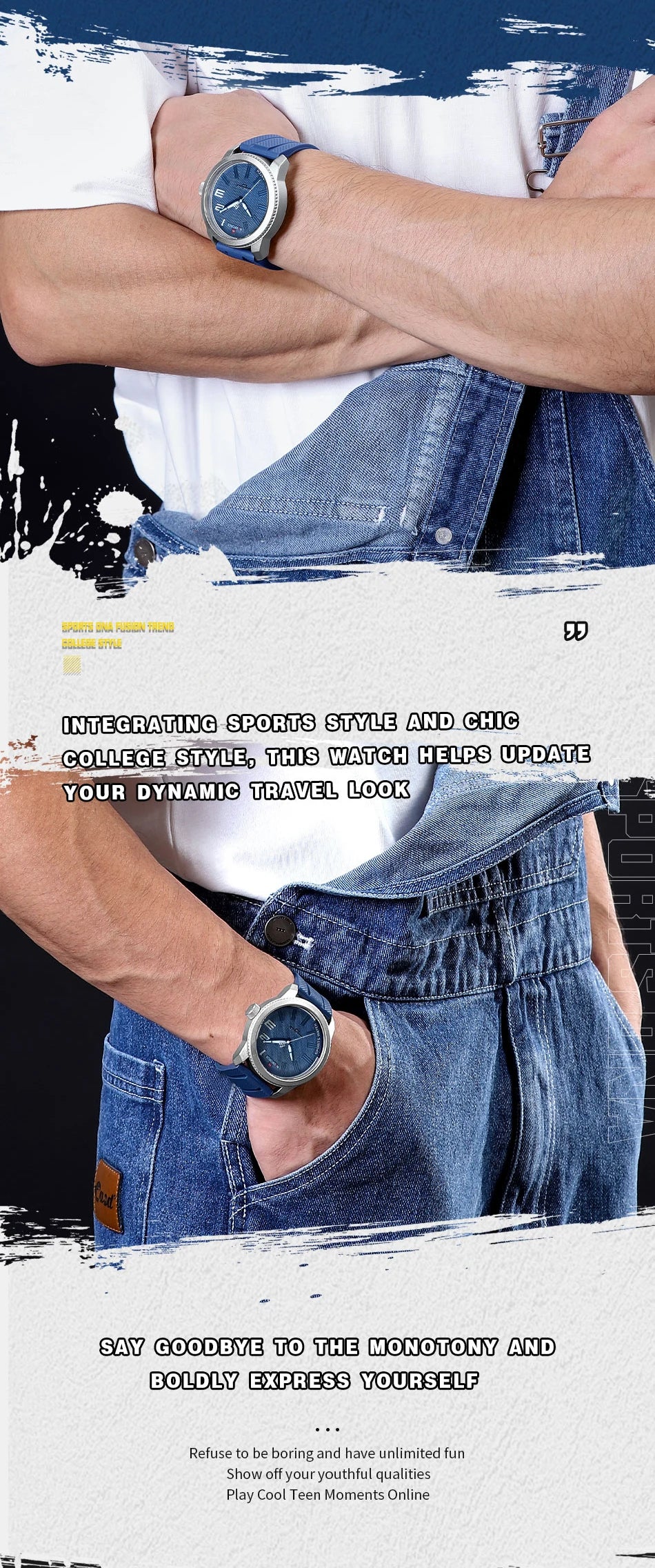NAVIFORCE Top Brand Watch Men Fashion Casual Waterproof Simple Style Quartz Wristwatch Military Male TPU Strap Clock