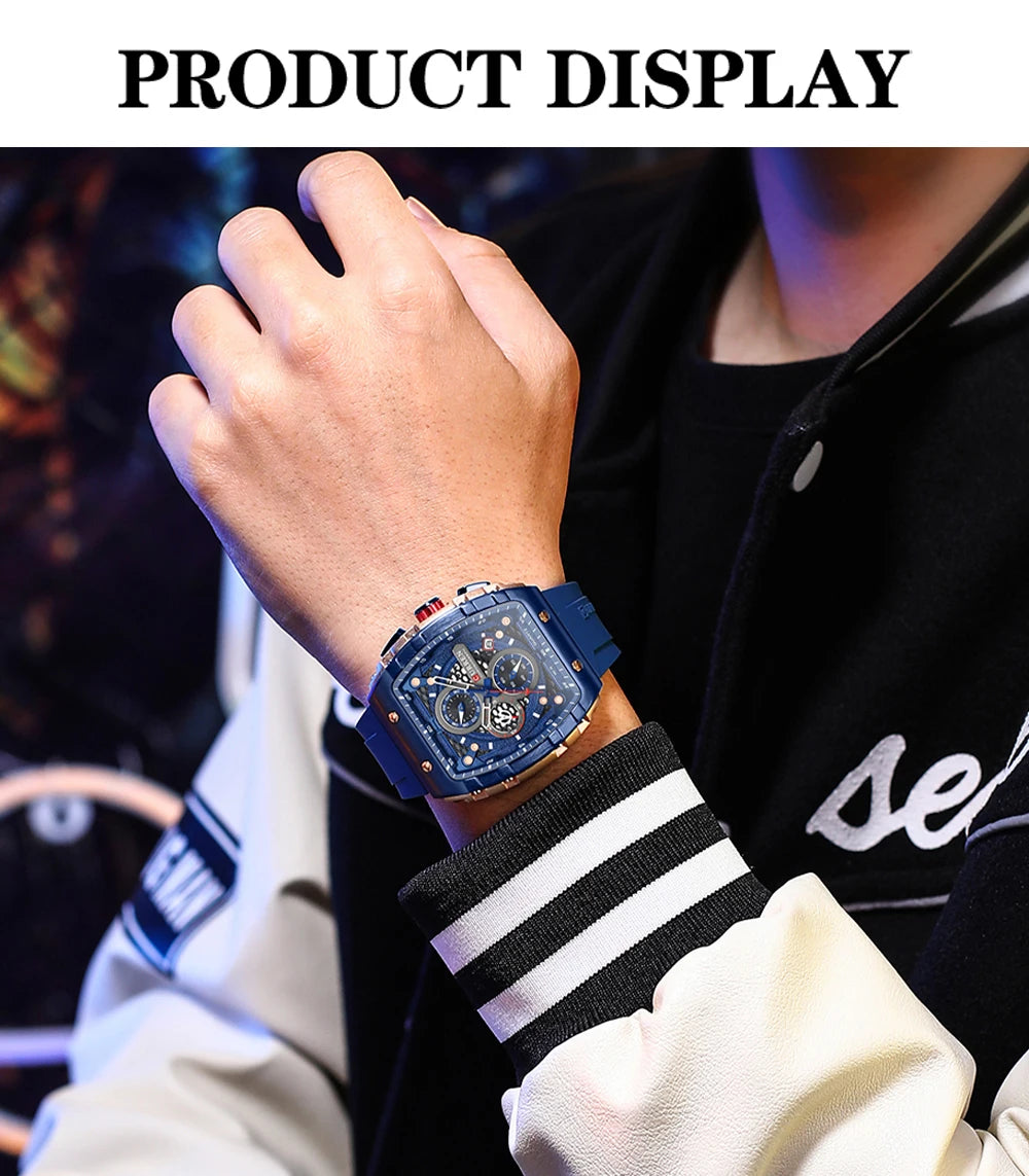 Curren 8442 Men Watch Date Business Stainless Steel Quartz Casual Luxury Fashion 6-Hand Relogio Masculino