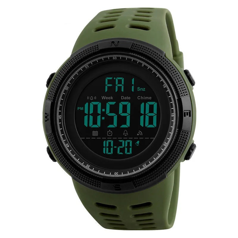 YIKAZE Men's Digital Watches Waterproof Outdoor Men Sports Watch Fitness Electronic Watch Military Sports Clock Kids Gifts