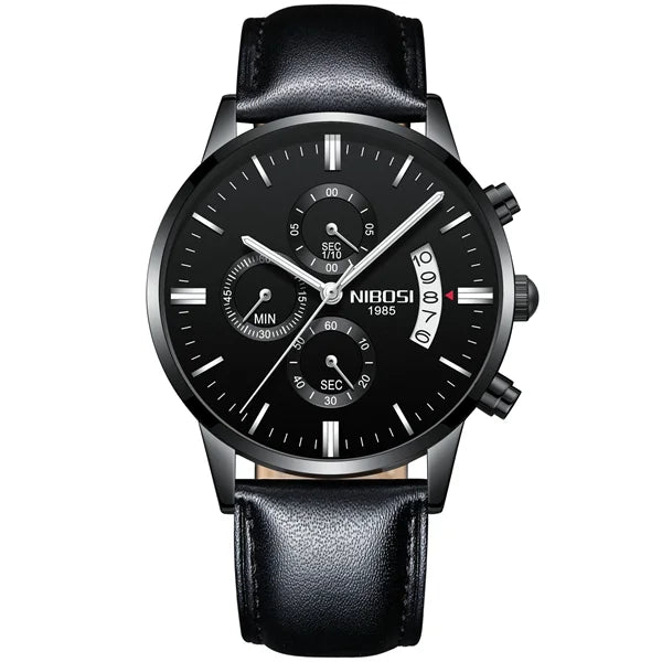 NIBOSI Mens Watches Luxury Top Brand Relogio Masculino Famous Men's Fashion Casual Dress Watch Military Quartz Wristwatches Saat