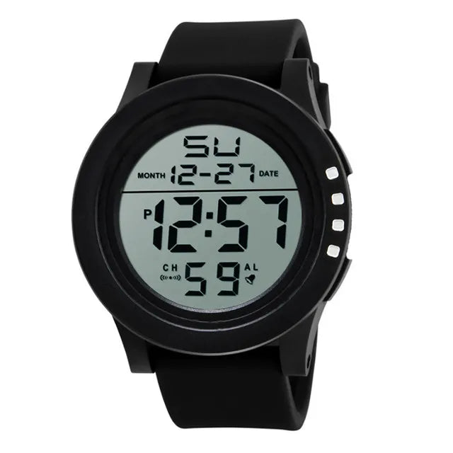 YIKAZE Men's Digital Watches Waterproof Outdoor Men Sports Watch Fitness Electronic Watch Military Sports Clock Kids Gifts