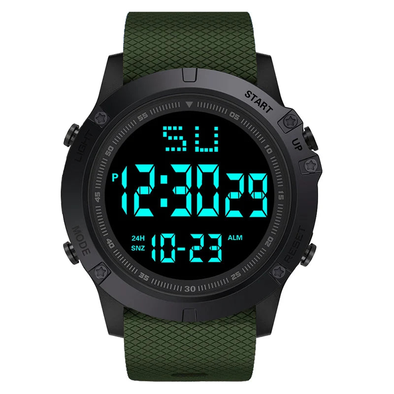 YIKAZE Men's Digital Watches Waterproof Outdoor Men Sports Watch Fitness Electronic Watch Military Sports Clock Kids Gifts