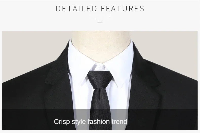 Men Suit Blazers For Wedding 3 Pieces 2 Sets Elegant Luxury Business Vest Pants Coats 2024 Formal Jackets Korean