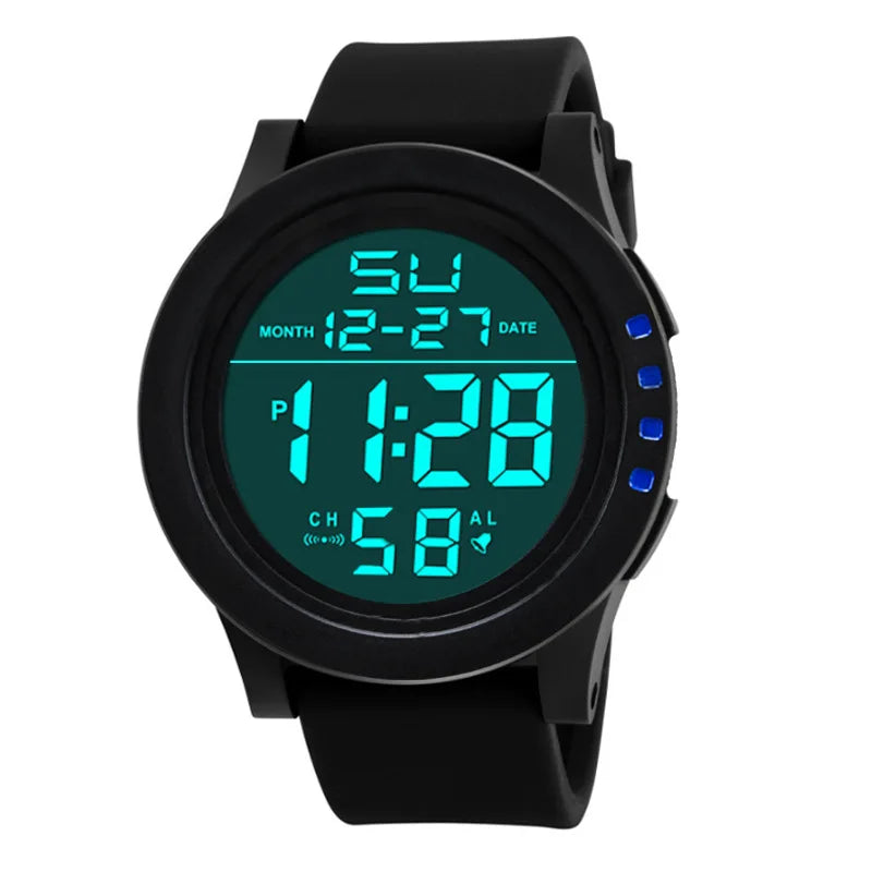 YIKAZE Men's Digital Watches Waterproof Outdoor Men Sports Watch Fitness Electronic Watch Military Sports Clock Kids Gifts