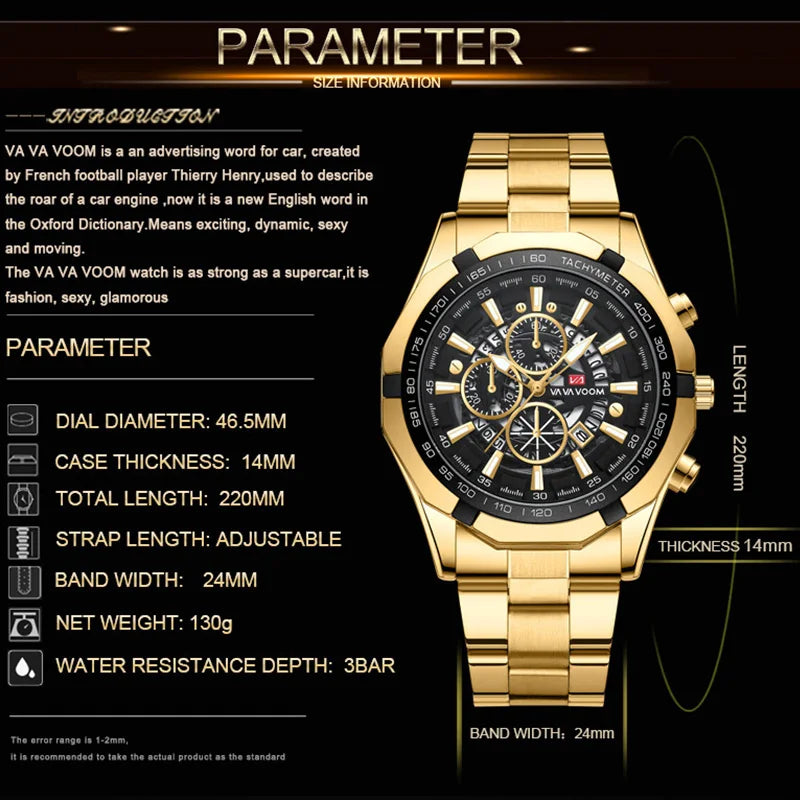 Luminous Military Watch For Men Sport Fashion Waterproof Stainless Steel Quartz Wristwatches Luxury Brand Date Mens Watches 2023