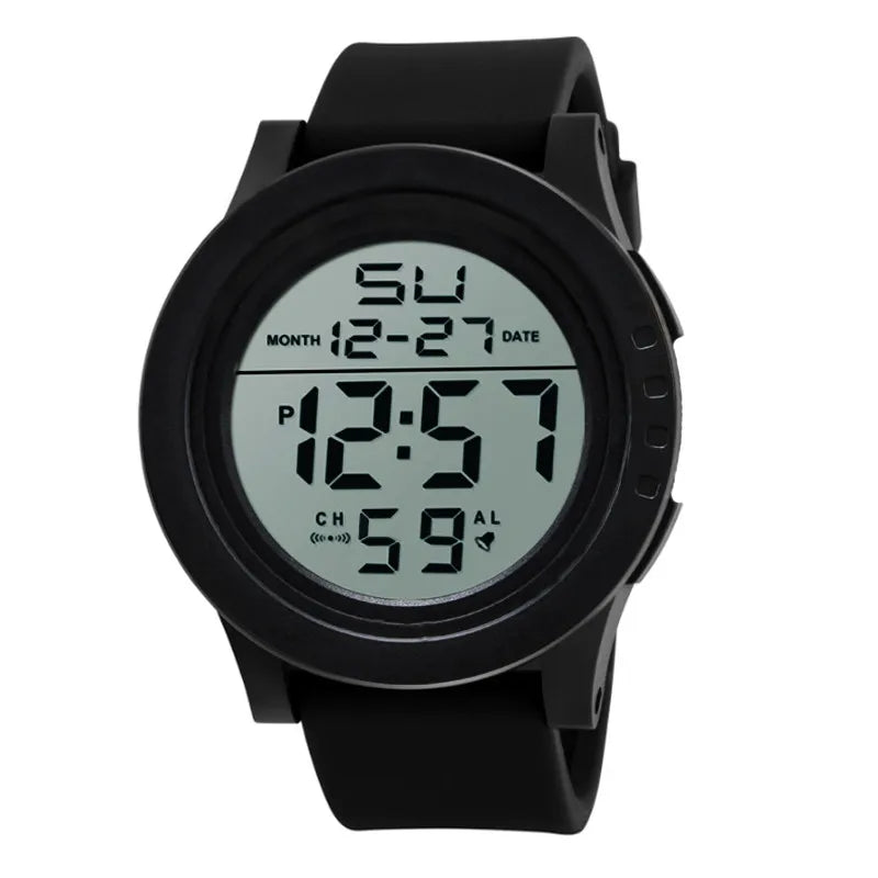 YIKAZE Men's Digital Watches Waterproof Outdoor Men Sports Watch Fitness Electronic Watch Military Sports Clock Kids Gifts