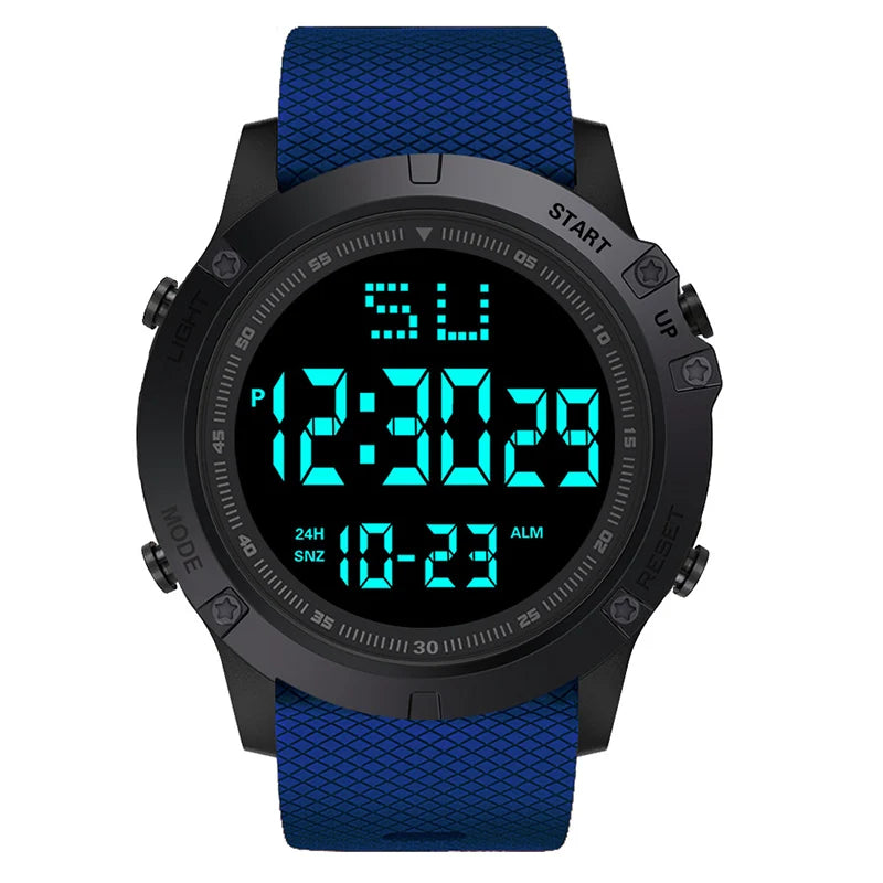 YIKAZE Men's Digital Watches Waterproof Outdoor Men Sports Watch Fitness Electronic Watch Military Sports Clock Kids Gifts