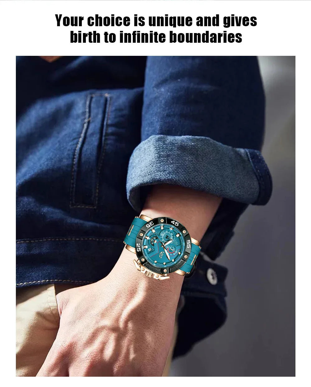 LIGE Mens Watches Top Brand Luxury Big Dial Watch Men Silicone Military Sports Waterproof Quartz Watch For Men Relogio Masculino
