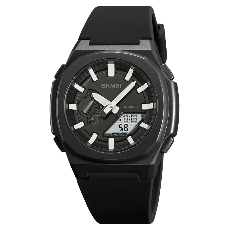 SKMEI 2091 5 Alarms Date Clock reloj hombre with Japan Digital Movement Sport Watches Waterproof Men Countdown Chrono Wriswatch