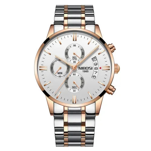 NIBOSI Mens Watches Luxury Top Brand Relogio Masculino Famous Men's Fashion Casual Dress Watch Military Quartz Wristwatches Saat