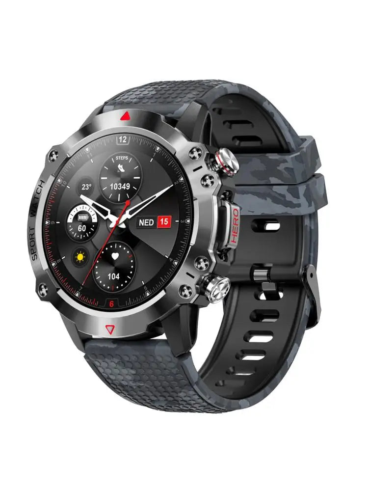KR10 Smart Watch Fitness Tracker IP67 Waterproof Smart Watches 1.39” Full Screen Touch Compatible For Android IOS Phones