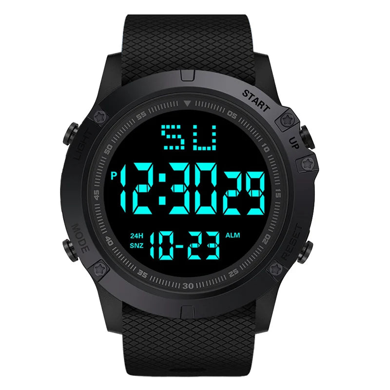 YIKAZE Men's Digital Watches Waterproof Outdoor Men Sports Watch Fitness Electronic Watch Military Sports Clock Kids Gifts