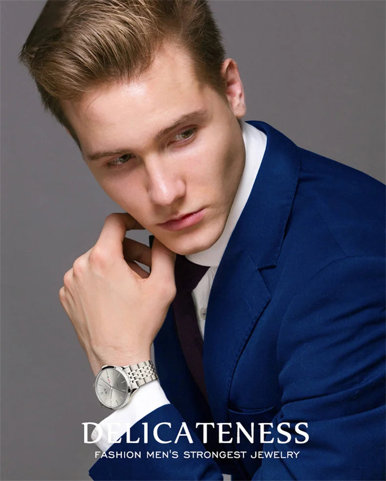 Carnival Iw For Mens Watch Automatic Japan Mechanical Movement Urban Male Wristwatch Date Ss316 Steel Sapphire Crystal Business