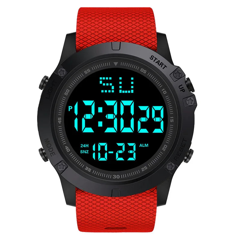 YIKAZE Men's Digital Watches Waterproof Outdoor Men Sports Watch Fitness Electronic Watch Military Sports Clock Kids Gifts