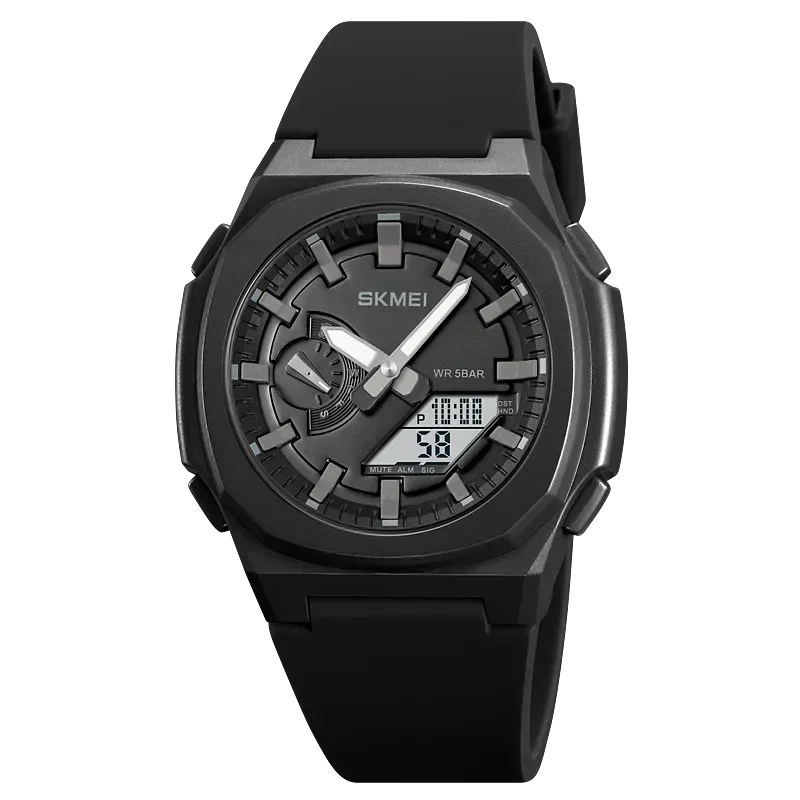 SKMEI 2091 5 Alarms Date Clock reloj hombre with Japan Digital Movement Sport Watches Waterproof Men Countdown Chrono Wriswatch