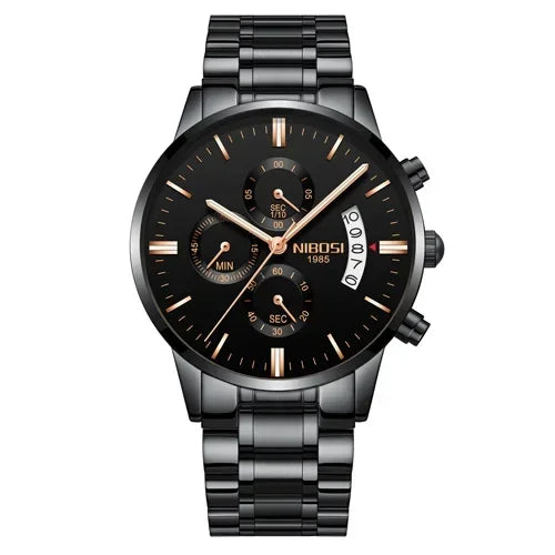 NIBOSI Mens Watches Luxury Top Brand Relogio Masculino Famous Men's Fashion Casual Dress Watch Military Quartz Wristwatches Saat