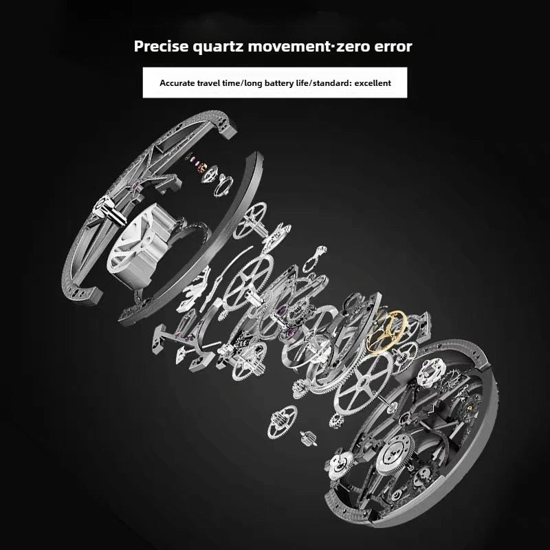 New Swiss watch handsome men's quartz watch classic high-end simple automatic men's waterproof men's watch trend birthday gift