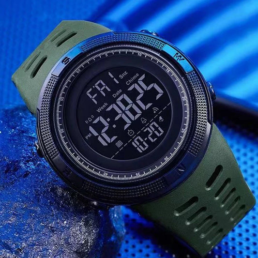 YIKAZE Men's Digital Watches Waterproof Outdoor Men Sports Watch Fitness Electronic Watch Military Sports Clock Kids Gifts