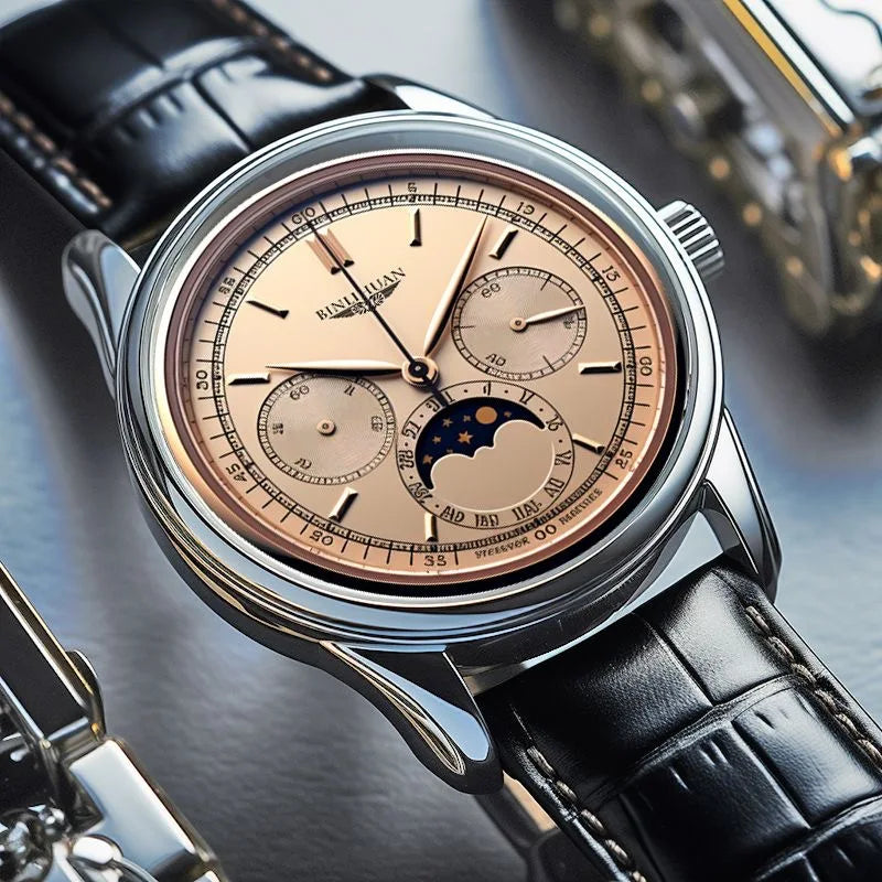 New Swiss watch handsome men's quartz watch classic high-end simple automatic men's waterproof men's watch trend birthday gift