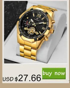 Winner 395R WINNER Minimalist Automatic Watch for Men Creative Triangle Dial Brand Luxury Business Mechanical Watches Silicone