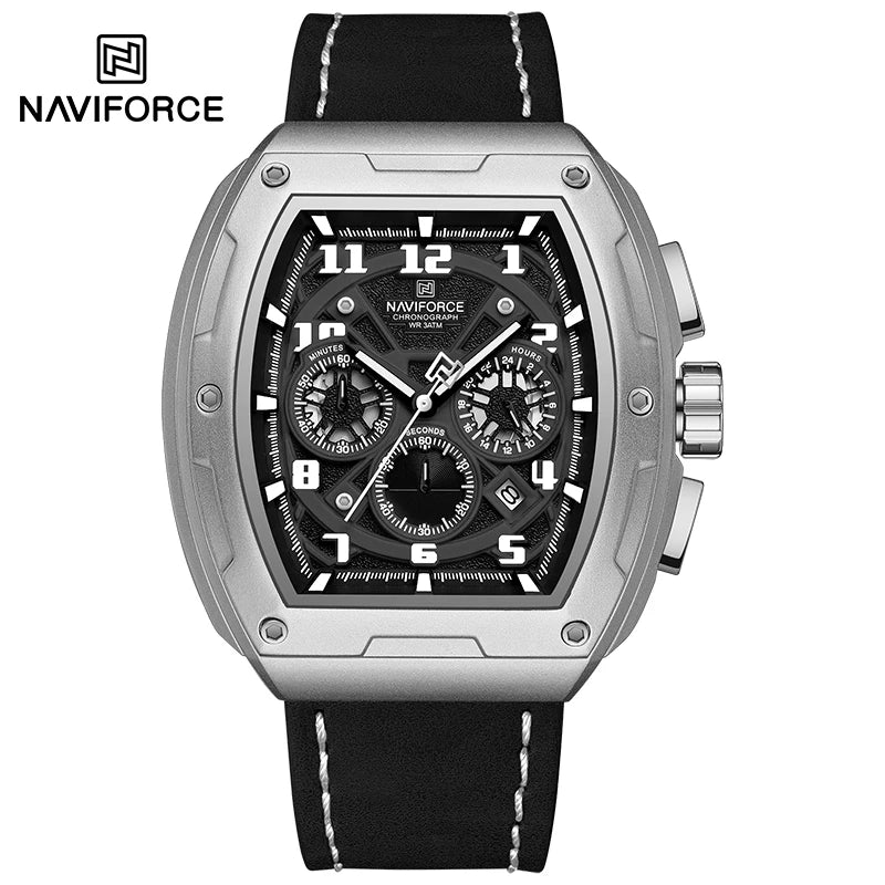 New NAVIFORCE Trend Brand Sport Quartz Chronograph Watches Men Fashion Water Resistant Casual Wristwatch Clock Relogio Masculino