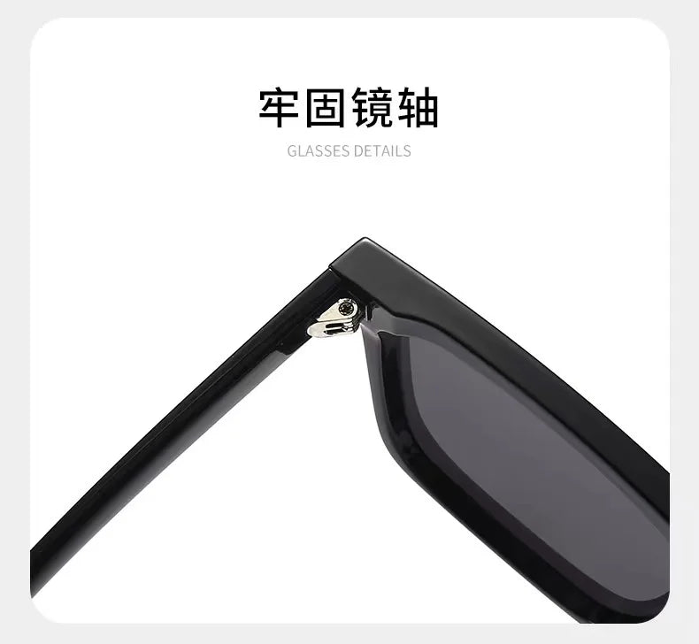 Men's Business Driving Square Acetate Windproof Shades Sunglasses Retro Sunglasses Outdoor Men's Sunglasses