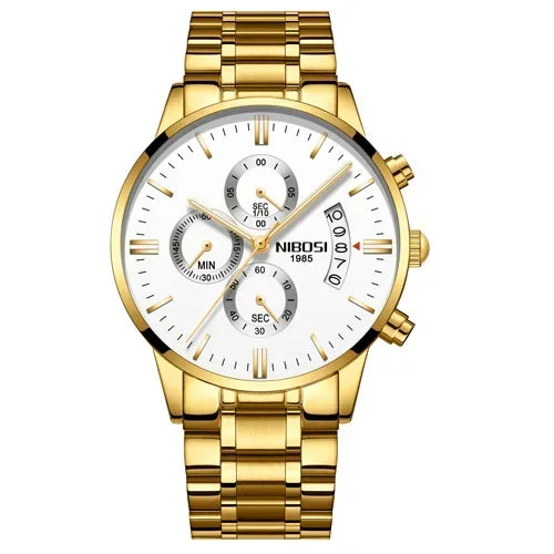 NIBOSI Mens Watches Luxury Top Brand Relogio Masculino Famous Men's Fashion Casual Dress Watch Military Quartz Wristwatches Saat