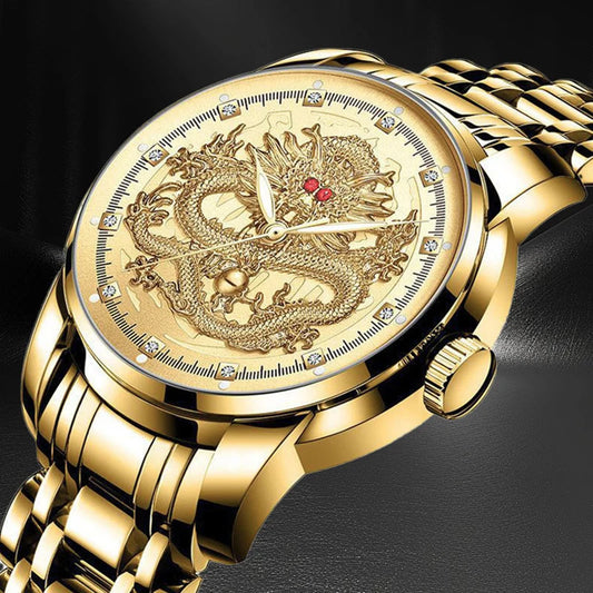 Men Gold Wrist Watches Top Brand Luxury Stainless Steel Band Male Clock 2024 Men Quartz Watch Fashion Dropship relogio masculino